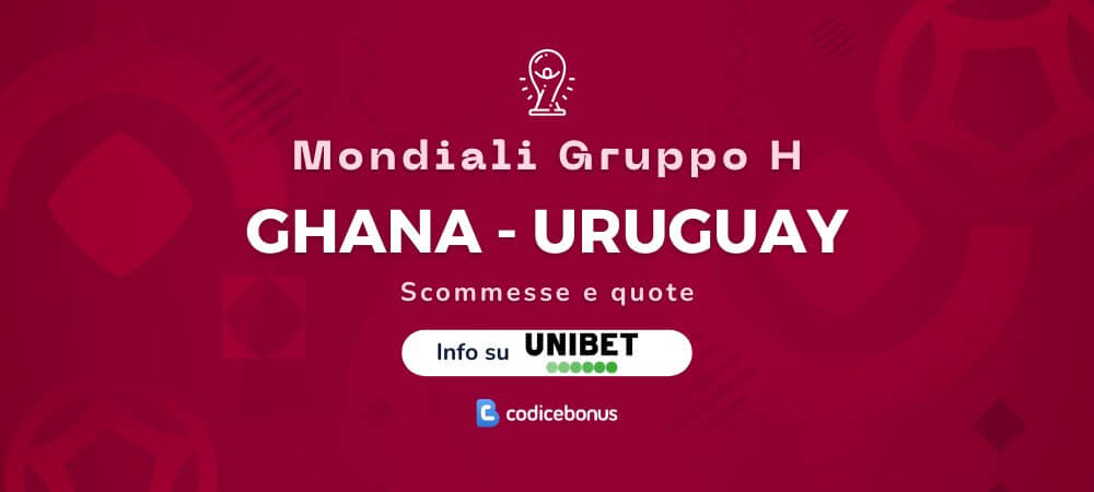 Quote Scommesse Ghana - Uruguay