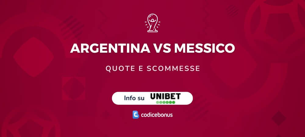 Quote Scommesse Argentina - Messico