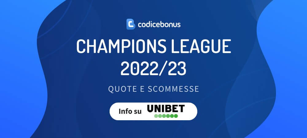 Quote Scommesse Champions League 2022/2023
