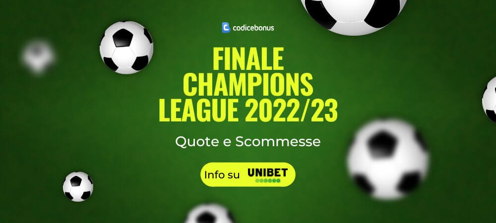 Quote Scommesse Finale Champions League 2022/2023