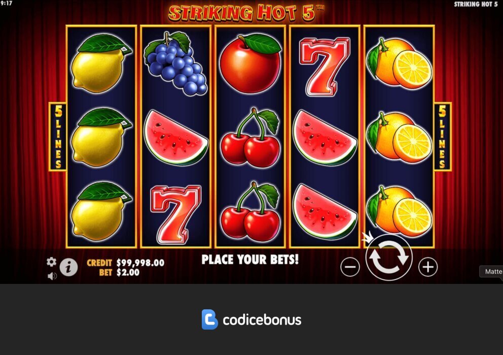 Codici Bonus Casinò 2025