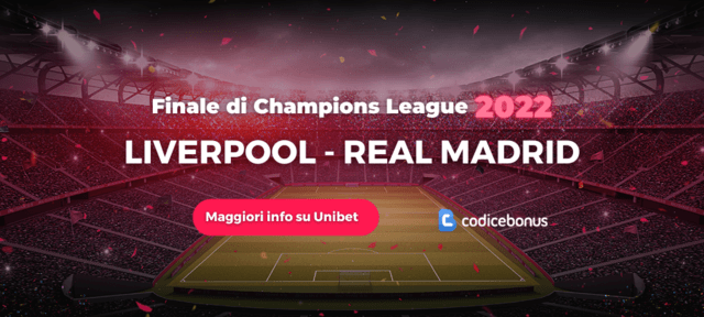scommesse live finale cl liverpool real madrid