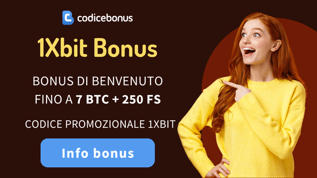 Bonus nuovi iscritti 1xBit