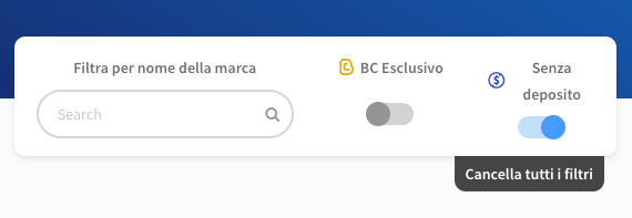 codici promozionali con bonus senza deposito